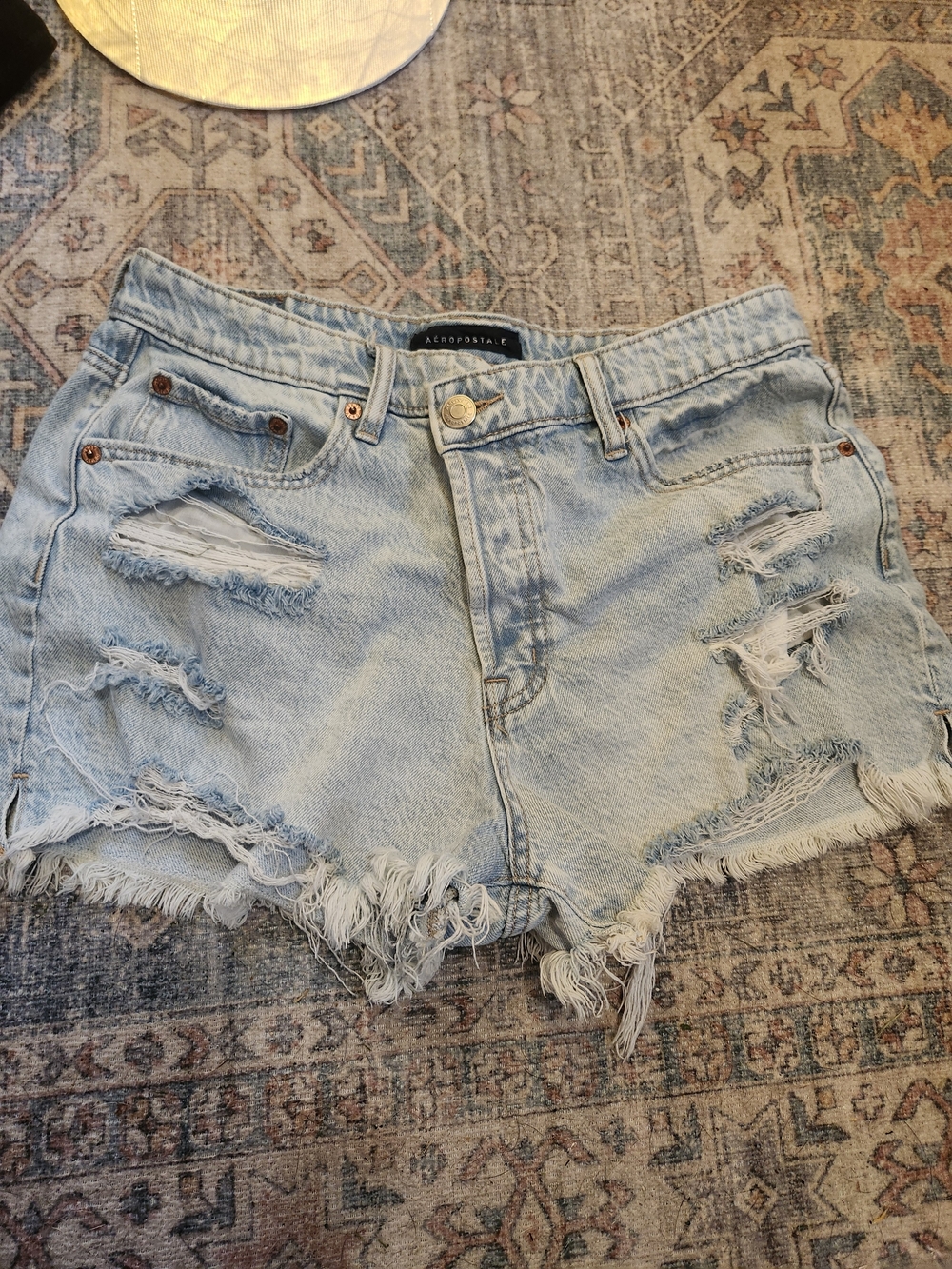 Aeropostale Womens Vintage High-Rise Shorties